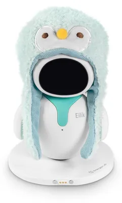 Produktbild von BerryBase Plüschbären-Mütze, für Energize Lab Eilik Desktop Roboter - Farbe: blau