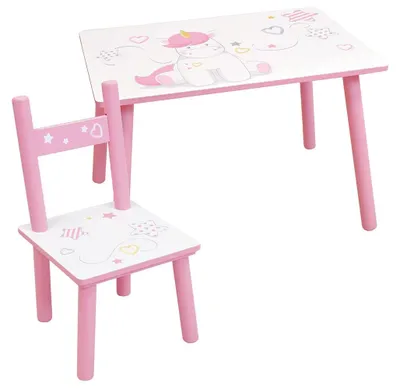 Image de FUN HOUSE PAT'PATROUILLE Table H 41,5 cm x L 61 cm x P 42 cm avec une chaise H 49,5 cm x L 31 cm x P 31,5 cm - Pour enfants