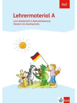 Obrázek produktu pro DaZ. Lehrermaterial A. zum Arbeitsheft Alphabetisierung. Deutsch als Zweitsprache