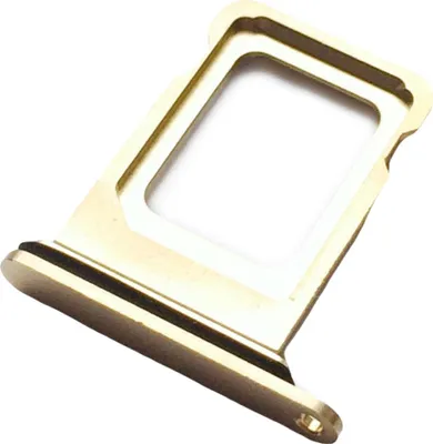 Produktbild von Apple iPhone 12 Pro (2407), iPhone 12 Pro Max (2411), Simkartenhalter (Nano-SIM), Original Ersatzteil, Goldfarben