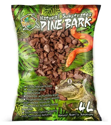 Reptiliensubstrat Kiefernrinden-Chips 4L