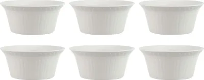 Produktbild von Villeroy & Boch CELLINI Dessertschalen D. 12,5cm 6er Set weiß Porzellan