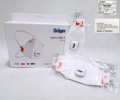 Produktbild von 1x Dräger X-plore®1930 V FFP3 Mundschutz Atemschutz mit Ventil Gr. M/L EN 149:2001 + A1:2009