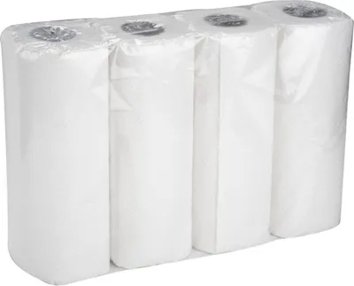 Produktbild von Küchenrolle, 2-lagig, 26 cm x 14 m, Weiß    | Karton (8 Packungen)