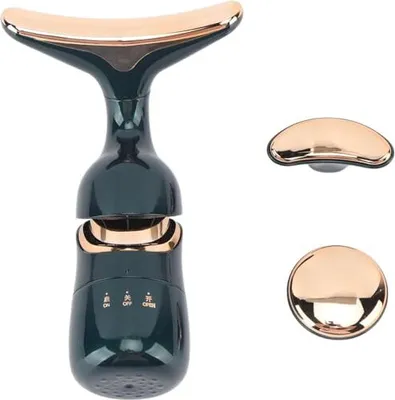 Produktbild von Gesichtsmassagegeräte, elektrische Hautverjüngung, 3 in 1 Faltenentfernung, Vibrationsverjüngung, fester Massagegerät, Hals, Auge