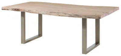 Produktbild von MASSIVMOEBEL24.DE Baumtisch Akazie 150x100x78 Natural Stone lackiert FREEFORM #141