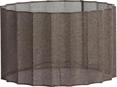 Produktbild von Light & Living - Zylinder Lampenschirm Disli - Dunkelbraun - Ø40cm - Stoffschirm für E27