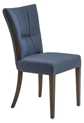 Produktbild von Modern Stuhl Blau Möbel Designer Einrichtung  Luxus Esszimmer Polstersitz