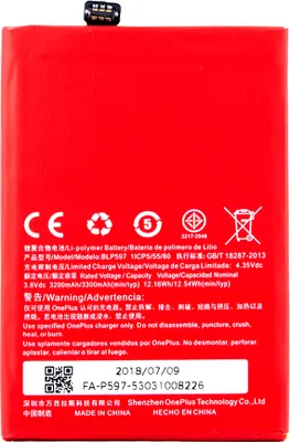 Produktbild von OnePlus - Lithium Ionen Akku - BLP597 - OnePlus 2 - 3300mAh