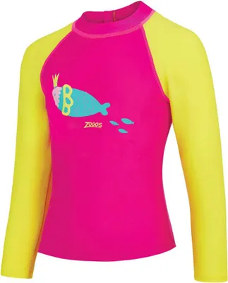 Produktbild von Zoggs Uv-schutz Langarm-t-shirt Gelb,Rosa 24 Months Gelb,Rosa 24 Months