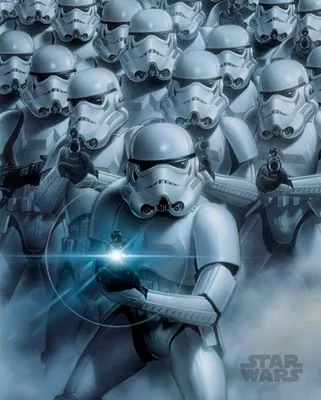 Image de Star Wars - Mini-Poster - Stormtroopers + 1 paquet de tesa Powerstrips® - contenu 20 pièces