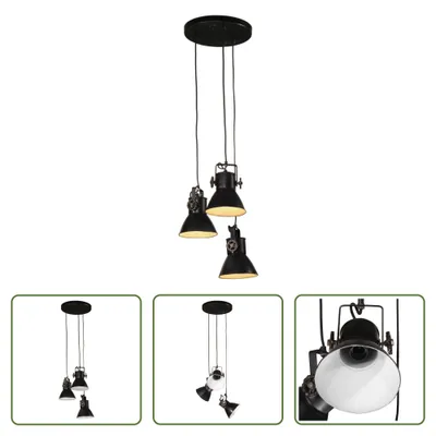 Obrázok produktu pre The Living Store Závesná lampa 25 W Black 30x30x100 cm E27