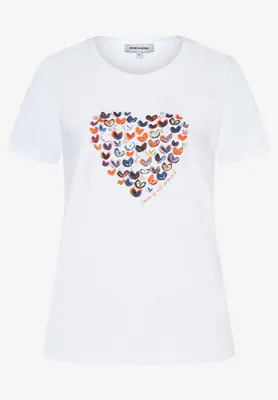 Produktbild von MORE & MORE Shirt with Print ""B 0010 white 38