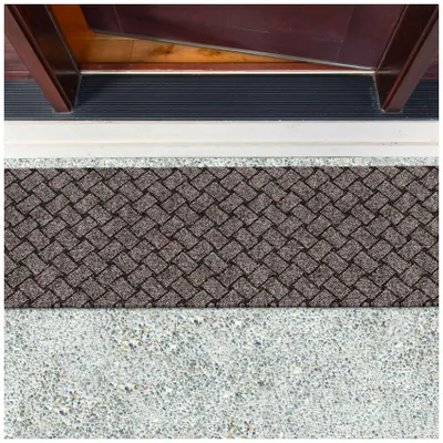 Fußmatte Türvorleger Bodenmatte Textil Melbourne Pflasterstein Braun Robust, Hauptbild