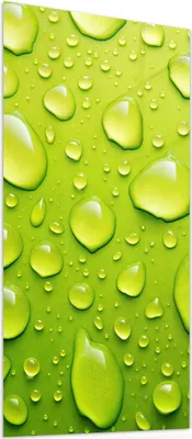 Produktbild von Glasbild 60x120cm in XXL für Wohnzimmer, Schlafzimmer Motiv Wassertropfen