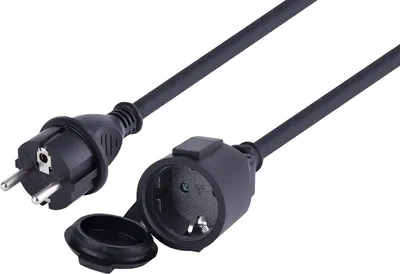 Productafbeelding van Bouwplaatsverlengkabel IP44 - 10 meter H07RN-F 3G1.5 voor buitengebruik