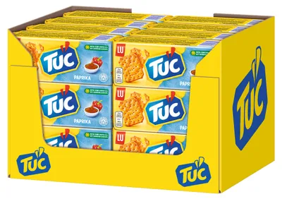 Imagen del producto de TUC Galletas de paprika, 24 unidades de 100g cada una