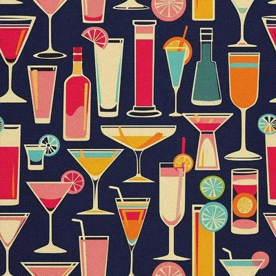 Produktbild von OUTDOOR DEKOSTOFFE OXFORD - Motiv Cocktail | DX8723