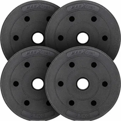 Obrázek produktu pro MAXXIVA Sada závaží 4 x 2,5 kg, cement, černá