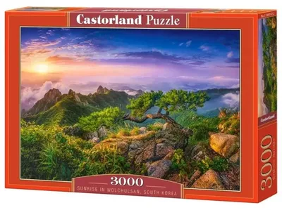 Immagine prodotto di Puzzle da 3000 pezzi, "Alba sul monte Wolchulsan, Corea del Sud" - Castorland