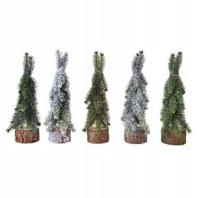 Imagen del producto de Árbol de Navidad sobre un tronco, 20 cm