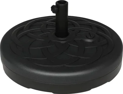 Image de Outsunny Pied de parasol base de lestage š€ remplir de sable ou d'eau 25L avec poignšŠe ? 56 x 30,5H cm noir