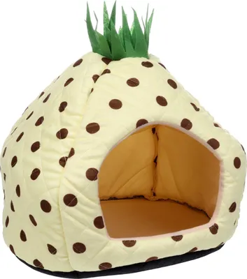 Zdjęcie produktu dla Jaskinia dla kota Flamingo Olga igloo żółta