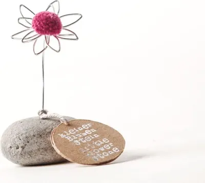 Produktbild von Mini Glücksblumenstein "Pink"