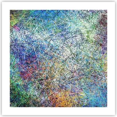 Produktbild von Poster - Poster ohne Rahmen - Abstraktion modern - 50x50 cm - Wand Bild - Wanddeko - Wandbilder - Kunstposter - Wandposter - Bilder - Kunstdruck - Wanddekoration - Wandbild - P2XAC50x50-3668