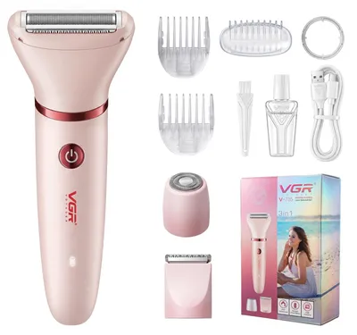 Produktbild von 735 Rasierer Damen 3 in 1 Kabelloser Intimrasierer Für Frauen Rosa