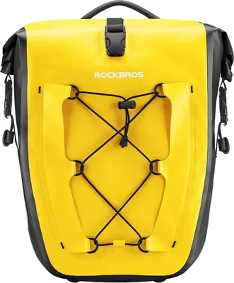 Image de Sacoche de vélo, conception étanche, capacité de 25L, 30140022005, déployer environ 32L-c