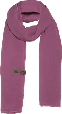 Produktbild von Knit Factory Liv Schal - Violett - 200x40 cm