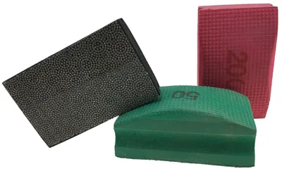 Produktbild von PRODIAMANT Diamant Handschleifpad Korn 50 zum Schleifen, Entgraten und Polieren