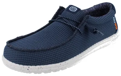 Produktbild von HEY DUDE Wally Sport Herren Slipper blau Mesh - Größe: 46