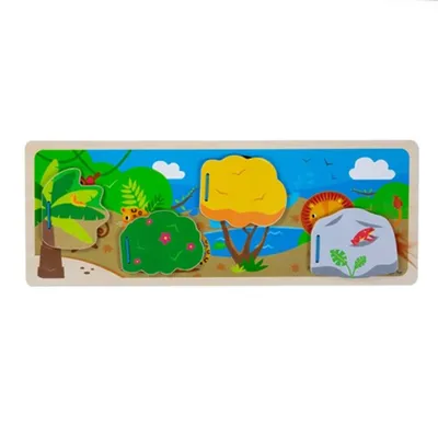 Produktbild von Bigjigs Toys Dschungel Sensory Puzzle