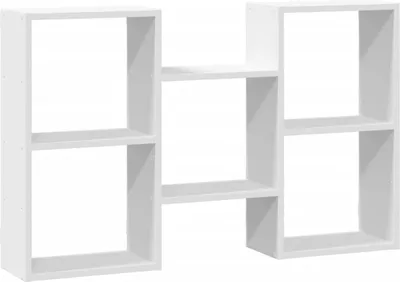 Obrázok produktu pre vidaXL Nástenná polica biela 96x18x60 cm materiál na báze dreva