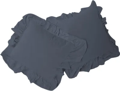 Produktbild von Baumwoll-Kissenbezug-Set NATURAL GREY/2x40x40 STONEWASHED