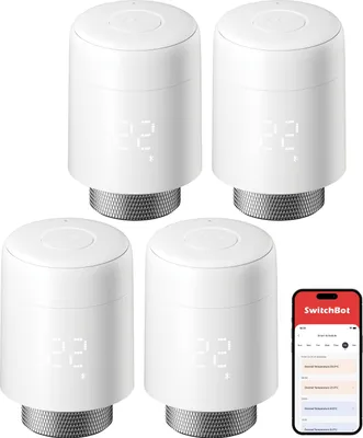 Produktbild von SWITCHBOT Heizkörperthermostat, weiß, 4 Stück