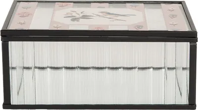 Produktbild von Clayre & Eef Schmuckkästchen 15x10x6 cm Transparant Glas