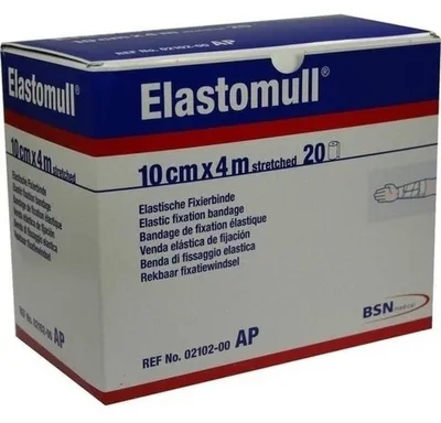 Obrázek produktu pro Elastomull Fixační obvaz 10 cm x 4 m (20 ks)