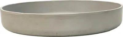 Produktbild von VIVANNO Pflanzschale Fiberglas ORYVEN Schale, Betongrau Beton-Design - 30x5 cm