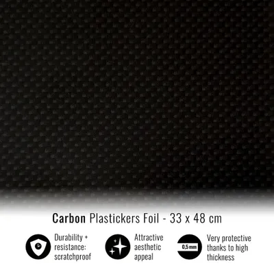Immagine prodotto di Pellicola adesiva per carenatura moto in plastica, pellicola in carbonio, 33 x 48 cm