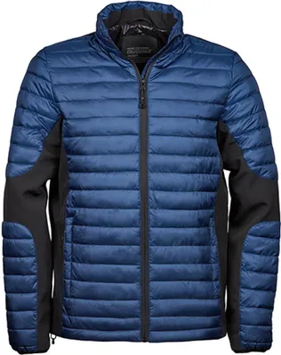 Produktbild von Tee Jays 9626 | Herren Crossover Softshell Jacke - Farbe: Navy/Black - Größe: 4XL