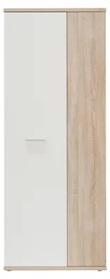 Zdjęcie produktu dla FORTE NET106 – szafka 70 x 180 cm, mała szafka wielofunkcyjna, szafka na odkurzacz, szafka pomocnicza
