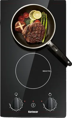 Zdjęcie produktu dla Płyta indukcyjna, 30 cm, 230 V, 2000 W + 1500 W, podwójny palnik, sterowanie pokrętłem