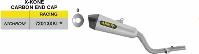 Image de Échappement ARROW X-Kone Racing Nichrome Slip-On pour Honda CRF 300 L