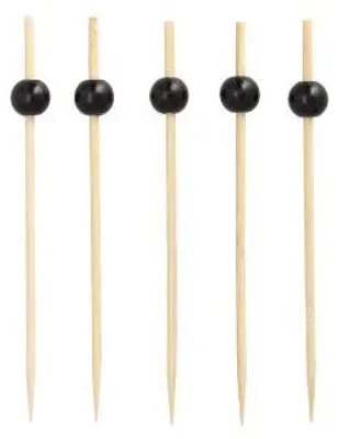 Produktbild von Fingerfood - Picker 12 cm "Black Pearl"