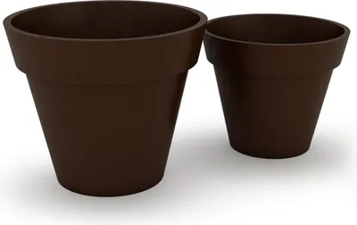 Zdjęcie produktu dla Donica Doniczka Z Polietylenu Do Domu Na Taras SATURN PL-SA94 czekolada