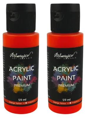 Obrázek produktu pro Artmagico Akrylová barva Premium 59 ml, Orange Yellow, 2 ks