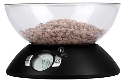 Obrázek produktu pro Digitální kuchyňská váha BERLINGERHAUS 5 kg s miskou Matte Black Collection BH-9618
